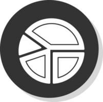 diseño de icono de vector de gráfico circular