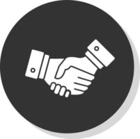 Handshake Vector Icon Design