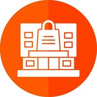 Shopping Mall Vector Icon Design