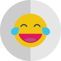 Grin Tongue Squint Vector Icon Design