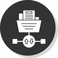 diseño de icono de vector de protocolo de transferencia de archivos