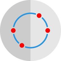 Dot Circle Vector Icon Design