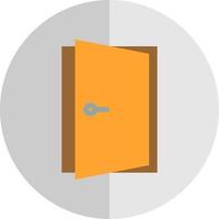 Door Open Vector Icon Design