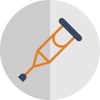 Crutch Vector Icon Design