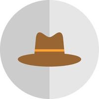 Hat Cowboy Side Vector Icon Design