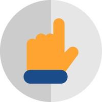 Hand Point Up Vector Icon Design