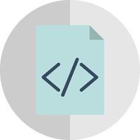 diseño de icono de vector de código de archivo