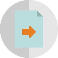 File Export Vector Icon Design