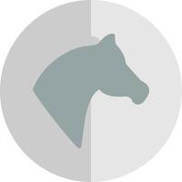 diseño de icono de vector de cabeza de caballo