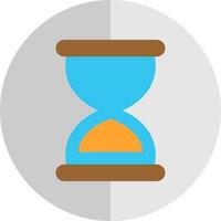 Hourglass End Vector Icon Design