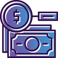 Search Money Vector Icon Design