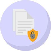 Document Security Vector Icon Design