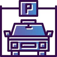 Parking Vector Icon Design