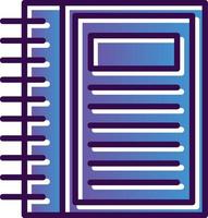 Notebook Vector Icon Design