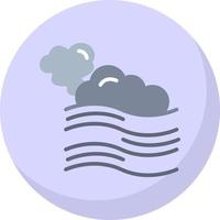 diseño de icono de vector de niebla