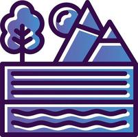Valley Vector Icon Design