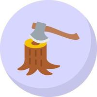 Deforestation Vector Icon Design