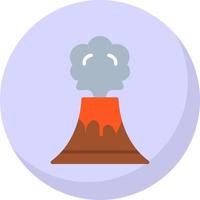 Volcano Vector Icon Design