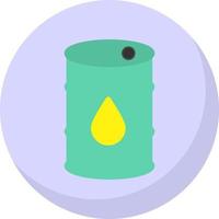 Oil Barrell Vector Icon Design