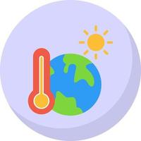 Global Warming Vector Icon Design