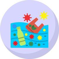 Ocean Waste Vector Icon Design