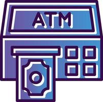 Atm Machine Vector Icon Design