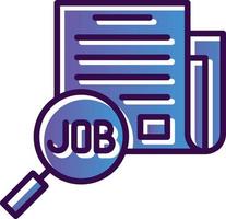 Job Vector Icon Design