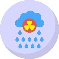 diseño de icono de vector de lluvia ácida