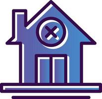 No Home Vector Icon Design