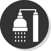 Shower Vector Icon Design