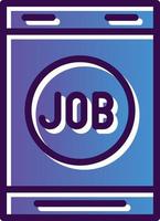Job Search Vector Icon Design