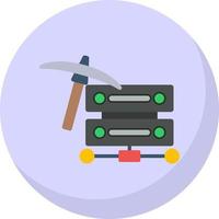 diseño de icono de vector de minería de datos