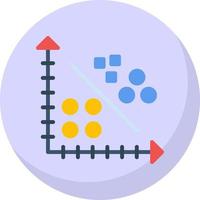 Cluster Analysis Vector Icon Design