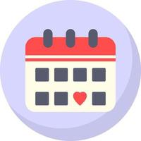 diseño de icono de vector de fecha de boda