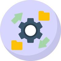 Data Transformation Vector Icon Design