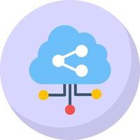 Data Sharing Vector Icon Design