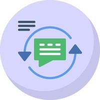 Feedback Loop Vector Icon Design