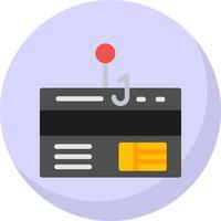 Credit Card Phishing Vector Icon Design