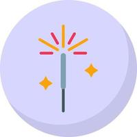 Sparkler Vector Icon Design