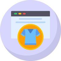 Search Clothes Vector Icon Design