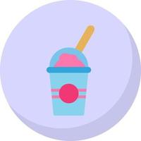 Milkshake Vector Icon Design