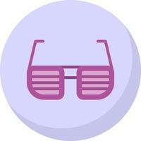 diseño de icono de vector de gafas divertidas