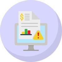 Online Reports Vector Icon Design