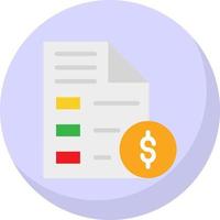 Invoice Vector Icon Design