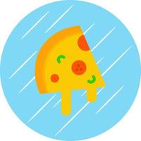 Pizza Slice Vector Icon Design