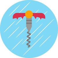 Corkscrew Vector Icon Design