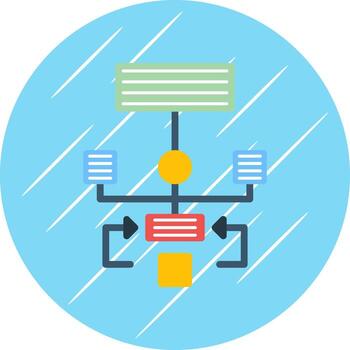 diseño de icono de vector de algoritmo