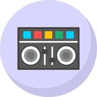 DJ Mixer Vector Icon Design