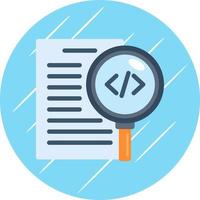 Code Review Vector Icon Design