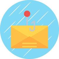 Email Phishing Vector Icon Design